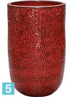 Ваза Marly vase, грубокая красная d-47 h-70 см