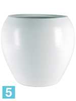 Кашпо Cresta pot, чистое белое d-33 h-28 см в #REGION_NAME_DECLINE_PP#