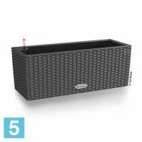 Кашпо с автополивом Lechuza Balconera Cottage, гранит 50-l, 19-w, 19-h