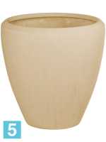 Кашпо Polystone plain couple natural d-65 h-65 см