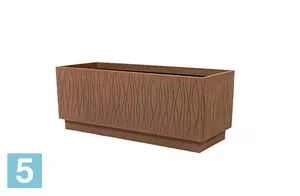 Балконный ящик Plastecnic NATURALIA, медный 98,5-l, 40-w, 39-h