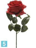 Роза симона красная искусственная h-45 см в #REGION_NAME_DECLINE_PP#