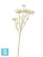 Искусственный цветок для декора Анна Королевская Кружевная большая белая TREEZ Collection в #REGION_NAME_DECLINE_PP#