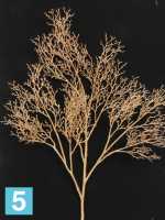 Искусственные Новогодняя ветка декоративная Коралл золотая 93h см в #REGION_NAME_DECLINE_PP#