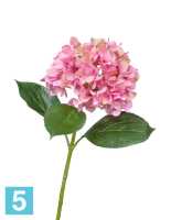 Искусственный цветок для декора Гортензия Grande Fiore ярко-розовая TREEZ Collection