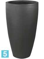 Кашпо Plain partner, антрацит d-41 h-69 см