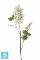 Искусственный цветок для декора Сирень 95h белая (ветка) в #REGION_NAME_DECLINE_PP#