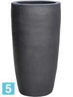 Кашпо Plain partner, антрацит d-46 h-90 см