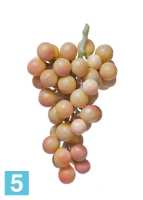 Искусственный Виноград крупный круглый зелено-розовый TREEZ Collection в #REGION_NAME_DECLINE_PP#
