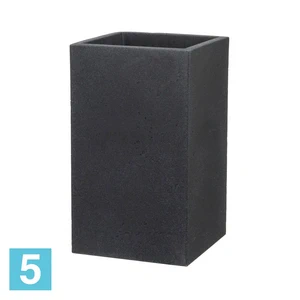 Кашпо Scheurich C-Cube High, черный камень 28-l, 28-w, 48-h
