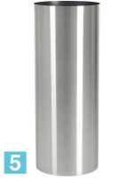 Кашпо Parel column stainless steel brushed unlaquered on felt (1.2mm) d-30 h-90 см