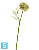 Искусственный цветок для декора Анна Королевская светло-зеленая 72h TREEZ Collection