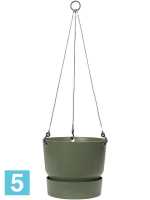 Кашпо подвесное, зеленоеville hanging basket leaf, зеленое d-24 h-20 см в #REGION_NAME_DECLINE_PP#
