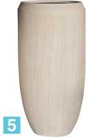 Кашпо Polystone coated plain coppa natural, со вставкой d-51 h-100 см в #REGION_NAME_DECLINE_PP#