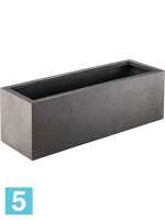 Кашпо Grigio small, ящик natural-бетон l-80 w-20 h-20 см
