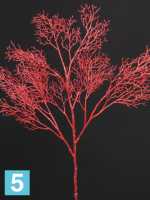 Искусственные Новогодняя ветка декоративная красная Коралл 93h см в #REGION_NAME_DECLINE_PP#