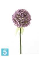 Искусственный цветок для декора Аллиум (Дикий лук) 70h светло-фиолетовый в Москве