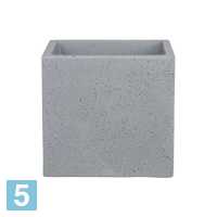 Уличное кашпо Scheurich C-Cube, серый камень 40-l, 40-w, 40-h