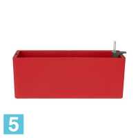 Кашпо с автополивом Artevasi Rimini, красное 51-l, 20-w, 20-h