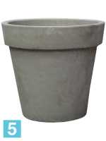 Кашпо, терракотовое cotta flowerpot, серое (handmade) d-120 h-110 см в #REGION_NAME_DECLINE_PP#