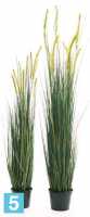 Искусственная трава Лисий хвост 120 h (в пластиковом кашпо) зеленая в #REGION_NAME_DECLINE_PP#