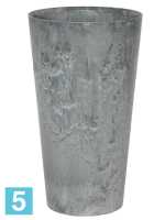 Кашпо Artstone claire vase, серое d-28 h-49 см в #REGION_NAME_DECLINE_PP#