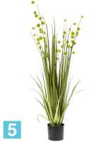 Трава с зелёными цветами искусственная w-25 h-120 см в #REGION_NAME_DECLINE_PP#