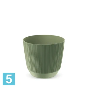 Кашпо Prosperplast RYFO, зеленое 16,8-d, 14,7-h