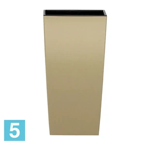 Высокое кашпо Prosperplast URBI SQUARE, кофе 33-l, 33-w, 61-h