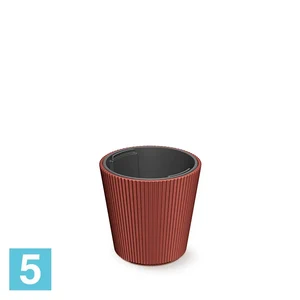 Кашпо Prosperplast MILLY конус, медное 23,8-d, 22,7-h