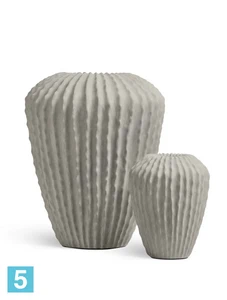 Кашпо TREEZ Effectory Moho Высокая Design-ваза, белый песок 60-d, 65-h