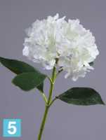 Искусственный цветок для декора Гортензия Grande Fiore белая TREEZ Collection в Москве