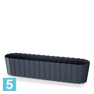 Балконный ящик Prosperplast Boardee Case, антрацит 14,4-l, 58,7-w, 13-h