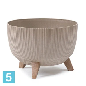 Кашпо Lamela Roma Eco Coffee Jumper, кофе латте 29-d, 18,3-h