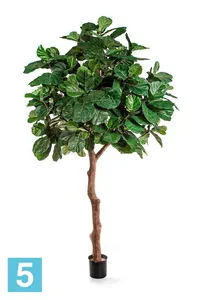 Гигантский Фикус Лирата искусственный TREEZ Collection 360h
