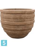 Кашпо Polystone coated junar couple, каменное d-90 h-72 см