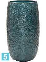 Ваза Marly vase, океанская синяя d-36 h-63 см