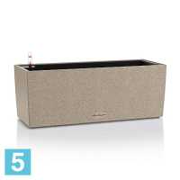 Кашпо с автополивом Lechuza Balconera Stone, светло-бежевое 50-l, 19-w, 19-h