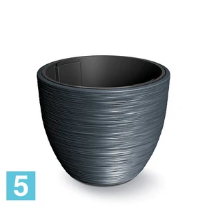 Кашпо Prosperplast FURU, антрацит 47-d, 38,5-h