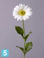 Искусственный цветок для декора Ромашка садовая 70h белый (4 листа) в #REGION_NAME_DECLINE_PP#