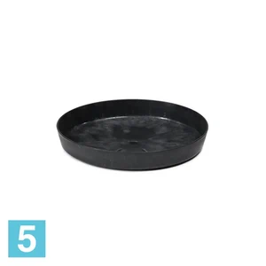 Поддон Lamela Magnolia Eco Recycled Beton, черный бетон 23,4-d, 3,4-h