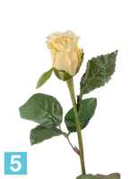 Искусственный цветок для декора Роза Анабель бледно-золотисто-роз TREEZ Collection в Москве