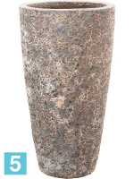 Кашпо Lava partner straight relic rust, металлическое d-35 h-65 см