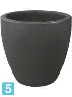 Кашпо Plain couple, антрацит d-55 h-52 см