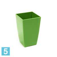 Кашпо Lamela Finezja flower pot, зеленое 12,5-l, 12,5-w, 20-h