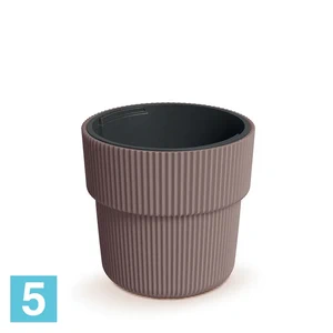 Кашпо Prosperplast MILLY, марсала 29,9-d, 28,5-h