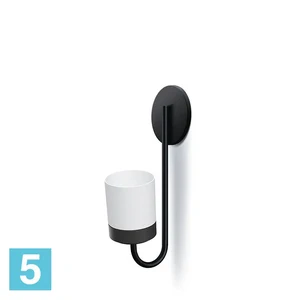 Кашпо настенное Prosperplast Bloomie Hanger, белое 27-l, 23,-w, 84,5-h