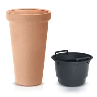 Кашпо Prosperplast Classic Tower flowerpot, коричневое 40-d, 63-h