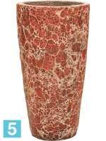Кашпо Lava partner straight relic, розовое d-35 h-65 см