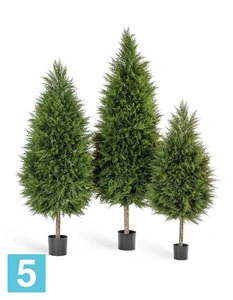 Кипарис Тауэр Элегант искусственный TREEZ Collection уличный 90h (крона 40-d, 80-h)